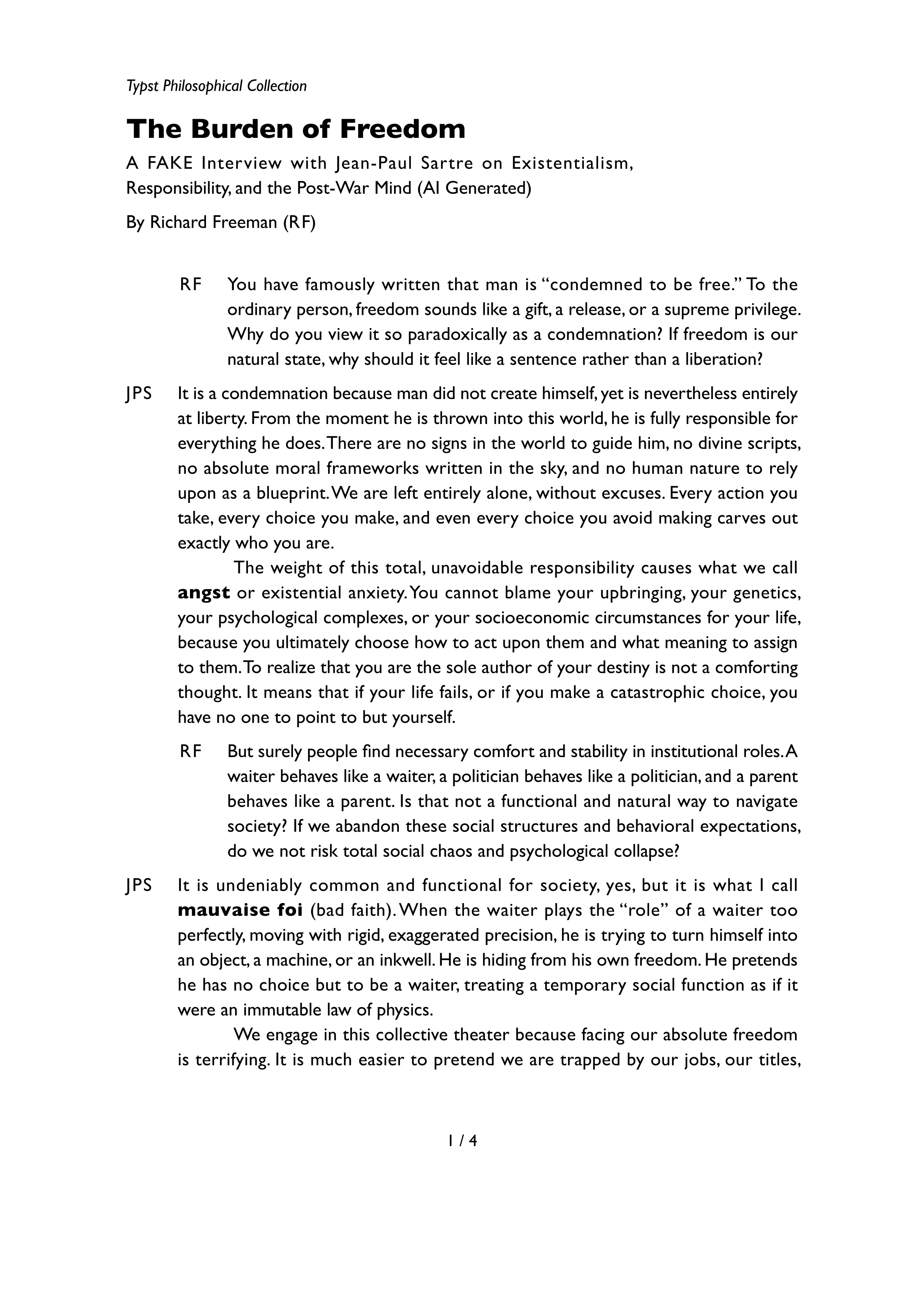 Interview Template
